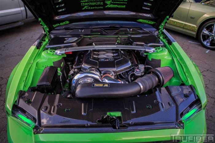 Ford Mustang TruFiber Carbon Fiber LG71 Battery & Master Cyclinder Cover TC010-LG71