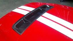 Ford Mustang TruFiber Carbon Fiber OEM Hood Insert Grill Insert TC10025-LG77KR