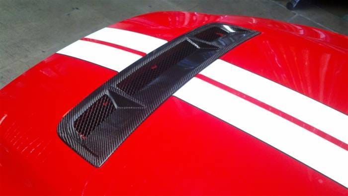 Ford Mustang TruFiber Carbon Fiber OEM Hood Insert Grill Insert TC10025-LG77KR