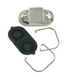 SSBC Billet Aluminum Master Cylinder Cap with Stainless Bales - A0429