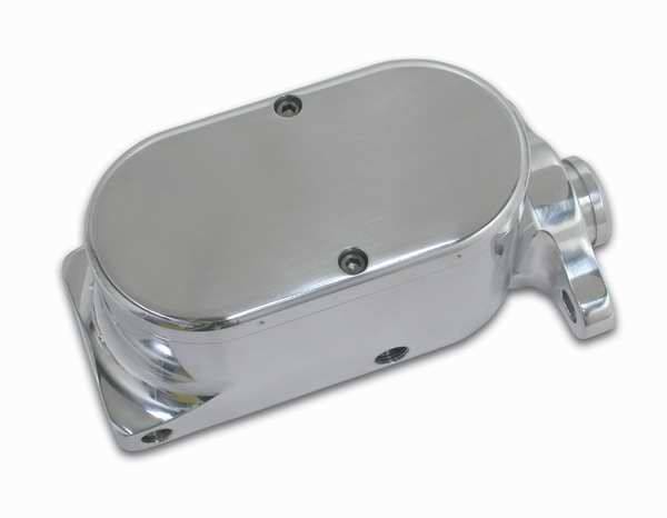 SSBC Billet Aluminum Dual Bowl Master Cylinder - GM Mount and Plain Cap - A0467-1