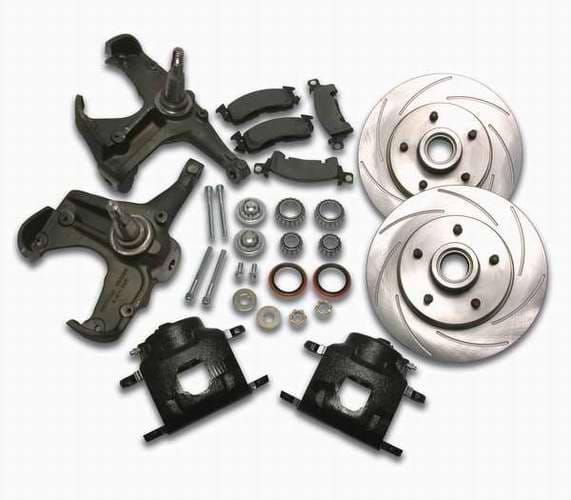 SSBC Disc to Disc Upgrade to Larger Than Stock Single-Piston Cast Iron Calipers - Front - A126-13