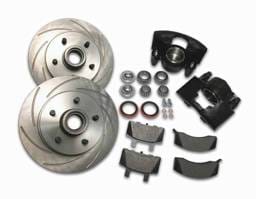 SSBC Disc to Disc Upgrade to Larger Than Stock Single-Piston Cast Iron Calipers - Front - A126-14