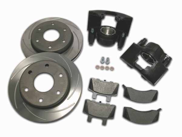 SSBC Disc to Disc Upgrade to Larger Than Stock Single-Piston Cast Iron Calipers - Front - A126-18