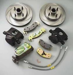 SSBC Disc to Disc Upgrade to Larger Than Stock Single-Piston Cast Iron Calipers - Front - A112-5