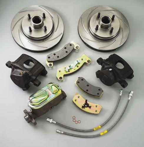 SSBC Disc to Disc Upgrade to Larger Than Stock Single-Piston Cast Iron Calipers - Front - A112-5