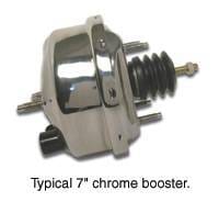 SSBC 7 Inch Chrome Booster Master Cylinder - A28136C