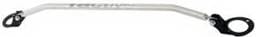 Volkswagen Jetta Ractive Type 8 Strut Bar - Brushed Aluminum - V002BA