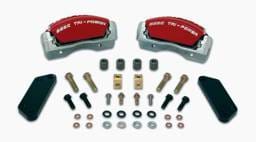 SSBC Direct Bolt-On Force 10 Tri-Power 3-Piston Aluminum Calipers & Pads - Front - A189-1