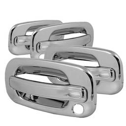 GMC Sierra Spyder Door Handle - With Passenger Side Key Hole - Chrome - CA-DH-CS99-4D-WP