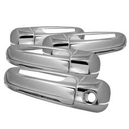 Jeep Grand Cherokee Spyder Door Handle - No Passenger Side Key Hole - Chrome - CA-DH-DR02-4D-NP