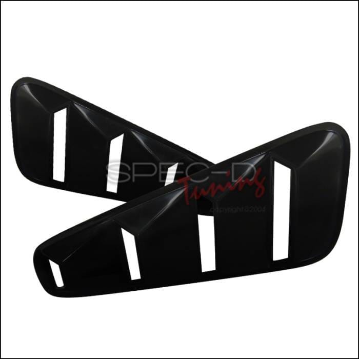 Ford Mustang Spec-D Quarter Window Louver - WLUQ-MST05B