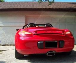 Carbon Fiber Rear Wing Spoiler Turbo Style