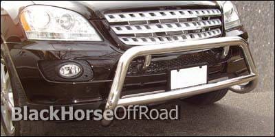 Mercedes-Benz ML Black Horse Bull Bar Guard - OE Style