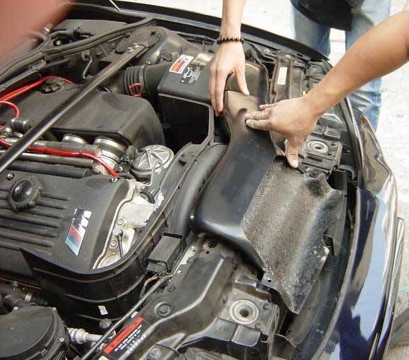 BMW 01-07 E46 M3 AIR INTAKE FILTER SYSTEM thumbnail 2
