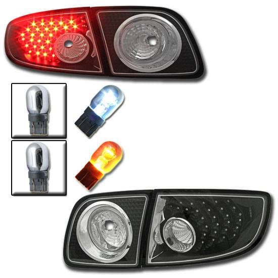 Black Housing Euro Clear LED Taillights