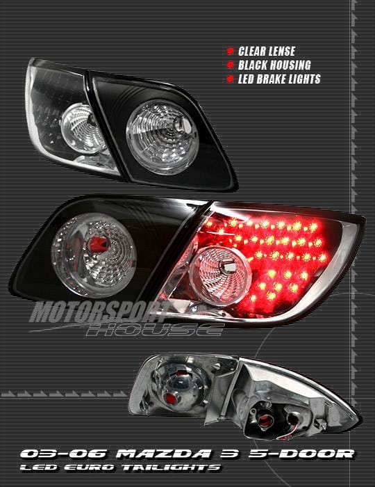 Black LED Taillights