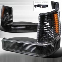 Jeep Grand Cherokee Spec-D Bumper Light & Corner Light - Black - 2LBLC-GKEE93JM-RS