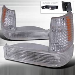 Jeep Grand Cherokee Spec-D Bumper Light & Corner Light - Chrome - 2LBLC-GKEE93-RS
