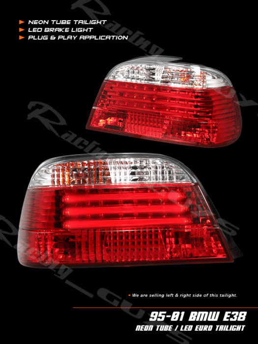 Red Clear LED Taillights