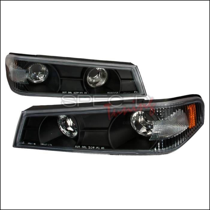 GMC Canyon Spec-D Corner Lights - Black - 2LC-COL04JM-TM