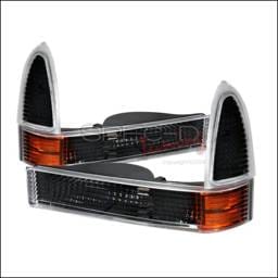 Ford F350 Spec-D Corner Lights - Black - 2LC-F25099JM-RS