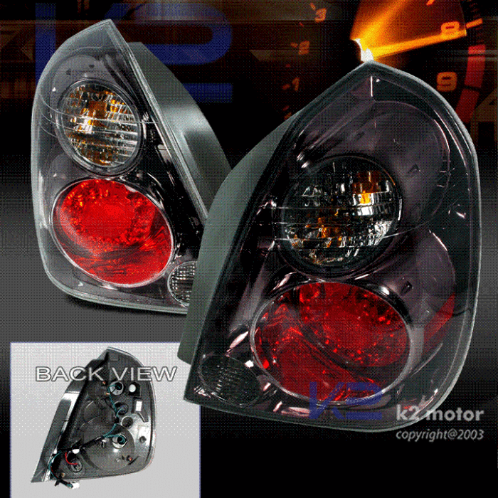 JDM BLack Housing LED Taillights thumbnail 2