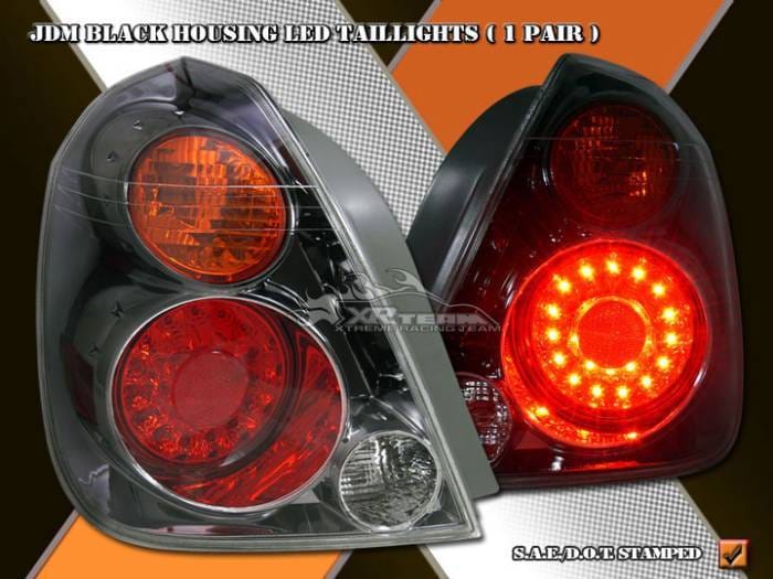 JDM BLack Housing LED Taillights thumbnail 3