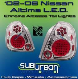 Chrome Housing Crystal LED Taillights