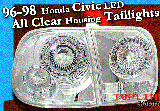 Chrome Clear Housing LED Altezza Taillights