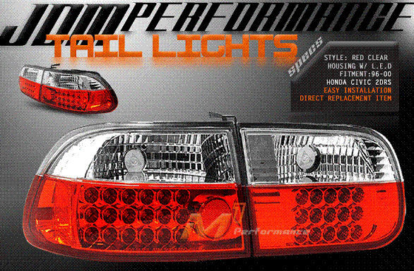 Red Smoke LED Taillights