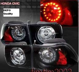 Black LED Taillights