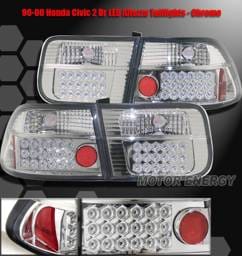 Euro Chrome  LED Taillights
