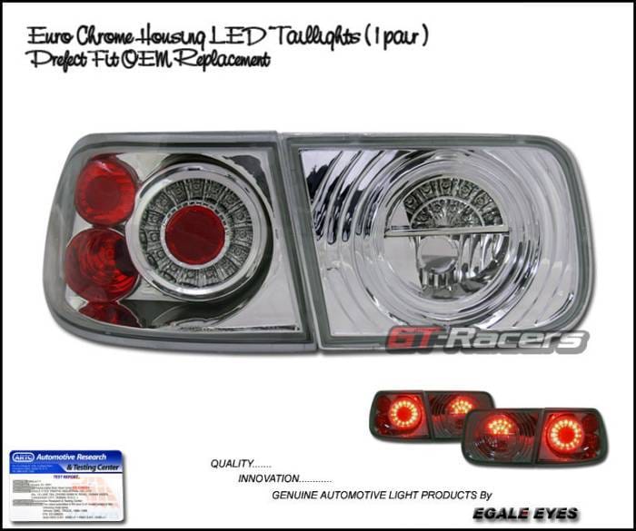 Chrome Clear LED Taillights