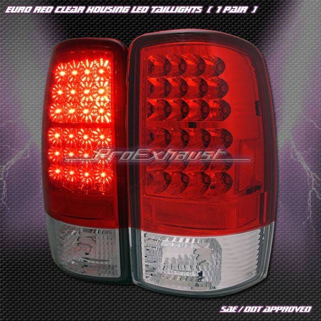 Red Clear LED Taillights