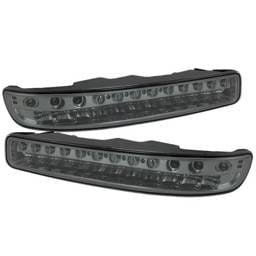 GMC Sierra Spyder Full LED Bumper Lights - Smoke - CBL-GS99-LED-SM