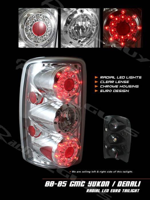 Euro Chrome LED Taillights