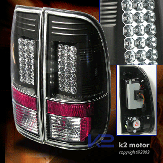 Black Altezza LED Taillights