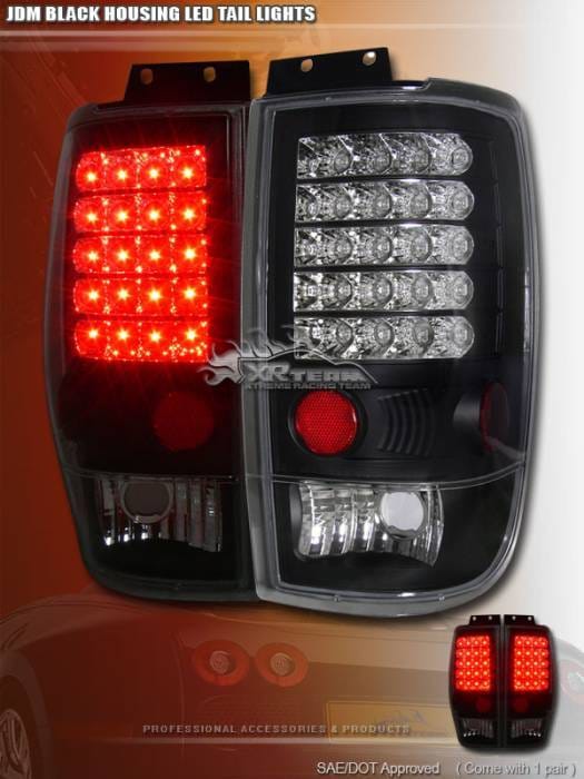 Black Altezza LED Taillights