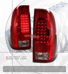 Euro Red Clear LED Taillights