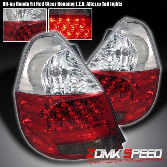 JDM Red Clear LED Taillights