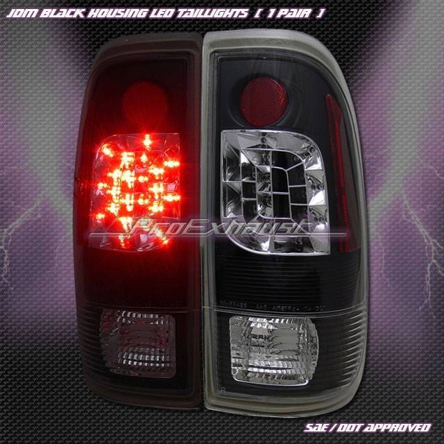Euro Black LED Taillights