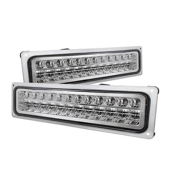 Chevrolet C10 Spyder LED Bumper Lights - Chrome - CPL-CCK94-LED-C