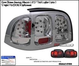 Chrome Clear LED Taillights