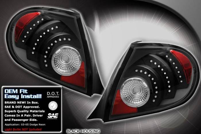 Black LED Taillights