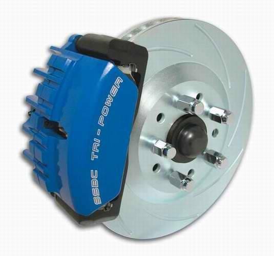 SSBC Disc Brake Kit with Force 10 Tri-Power 3-Piston Aluminum Calipers & 13 Inch Rotors - Front - A112-11