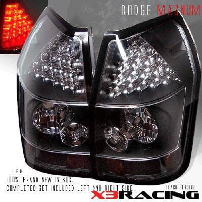 Black  Clear Lens LED Taillights