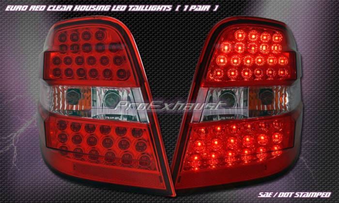 Red Clear LED Taillights