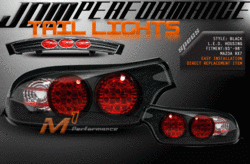 Black LED Taillights