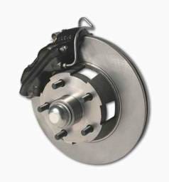 SSBC Non-Power Drum To Disc Brake Conversion Kit with Force 10 Extreme 4 Piston Aluminum Calipers - Front - A120
